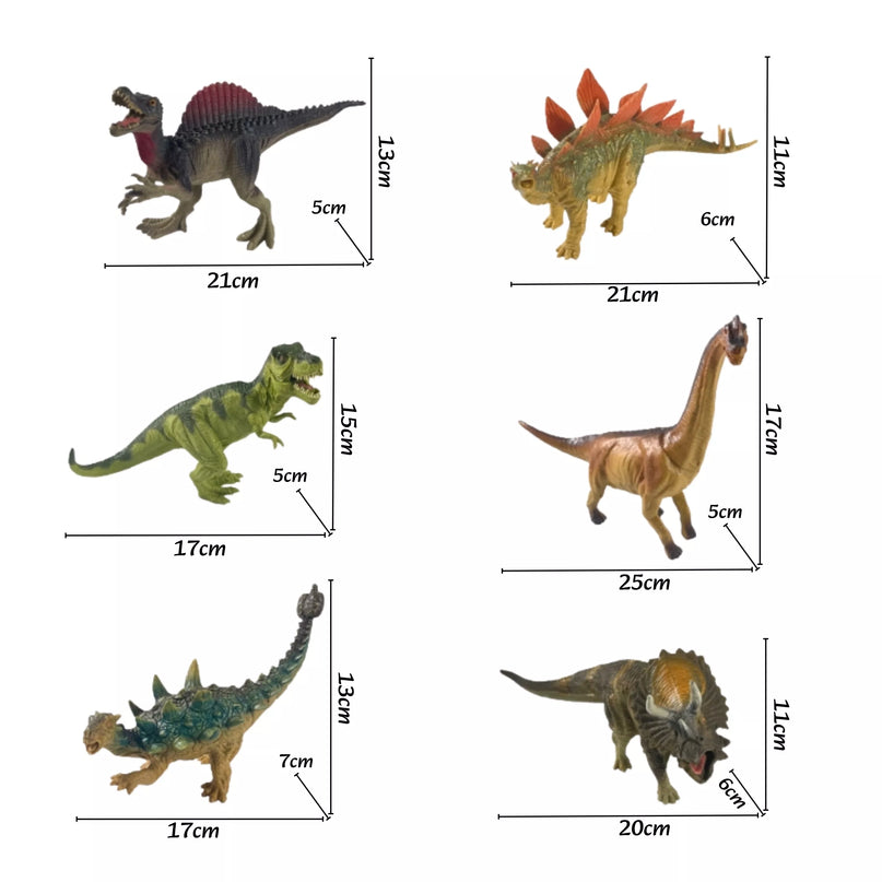 WOOPIE dinozaurų figūrėlės rinkinys 6 vnt T-Rex