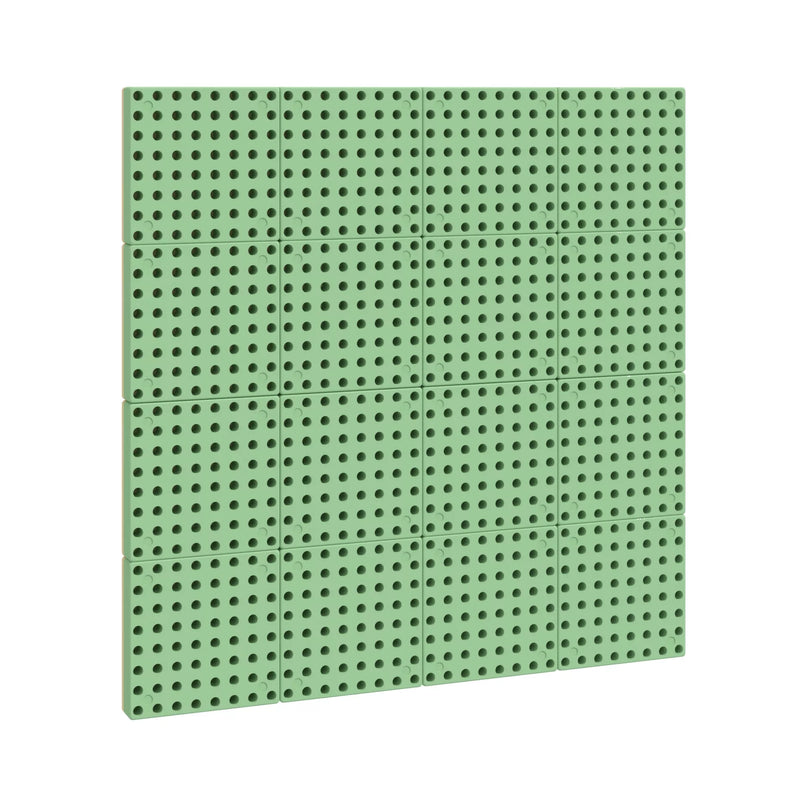 MASTERKIDZ Sieninė plokštė Mokslo lenta Kūrybinė STEM lauko lenta + Tvirtinimo plokštė 80 x 80 (cm)
