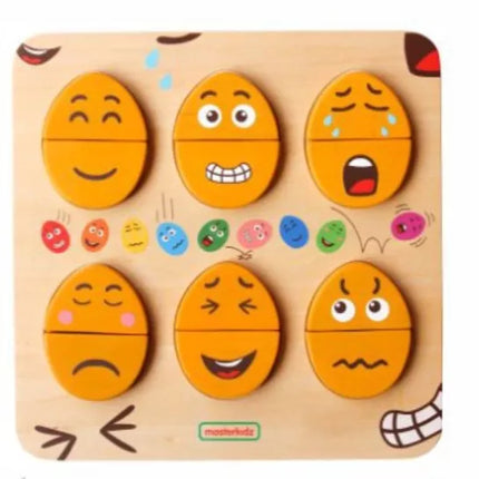 MASTERKIDZ mediniai kiaušiniai emocijų mokymosi lenta