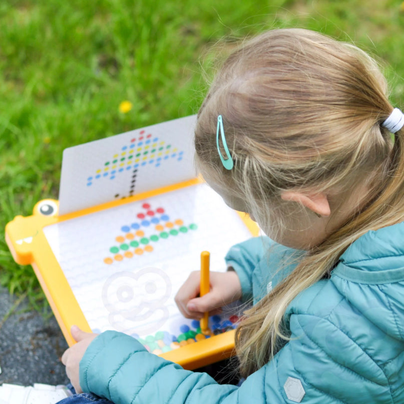 WOOPIE magnetinė lenta vaikams Montessori MagPad dinozauras