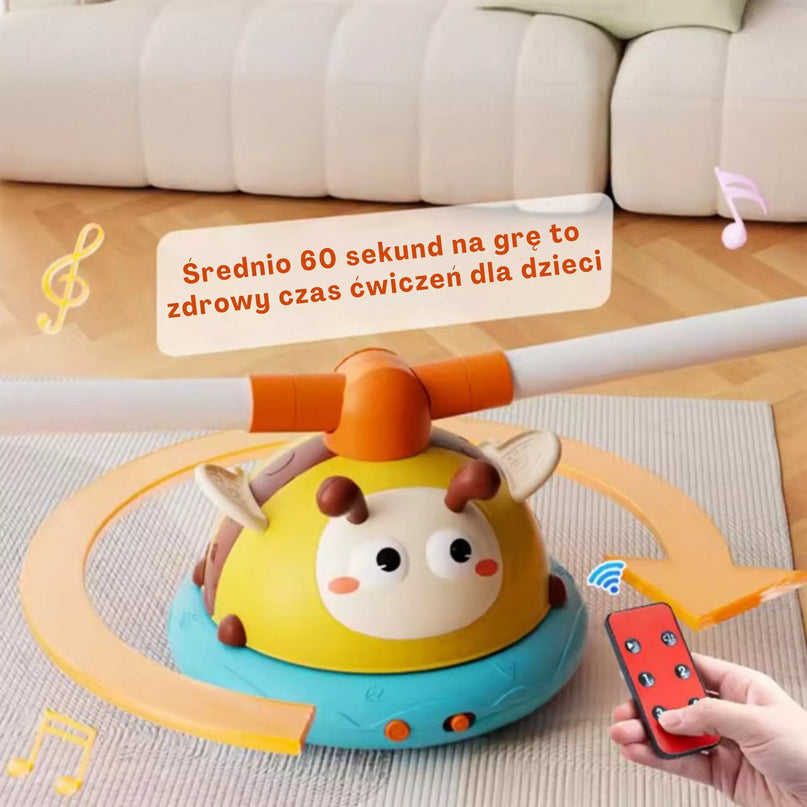 „WOOPIE“ automatinis šokdynės arkadinis žaidimas – 2 viename: šokdynė ir taikinys „Mesk į bitutę“