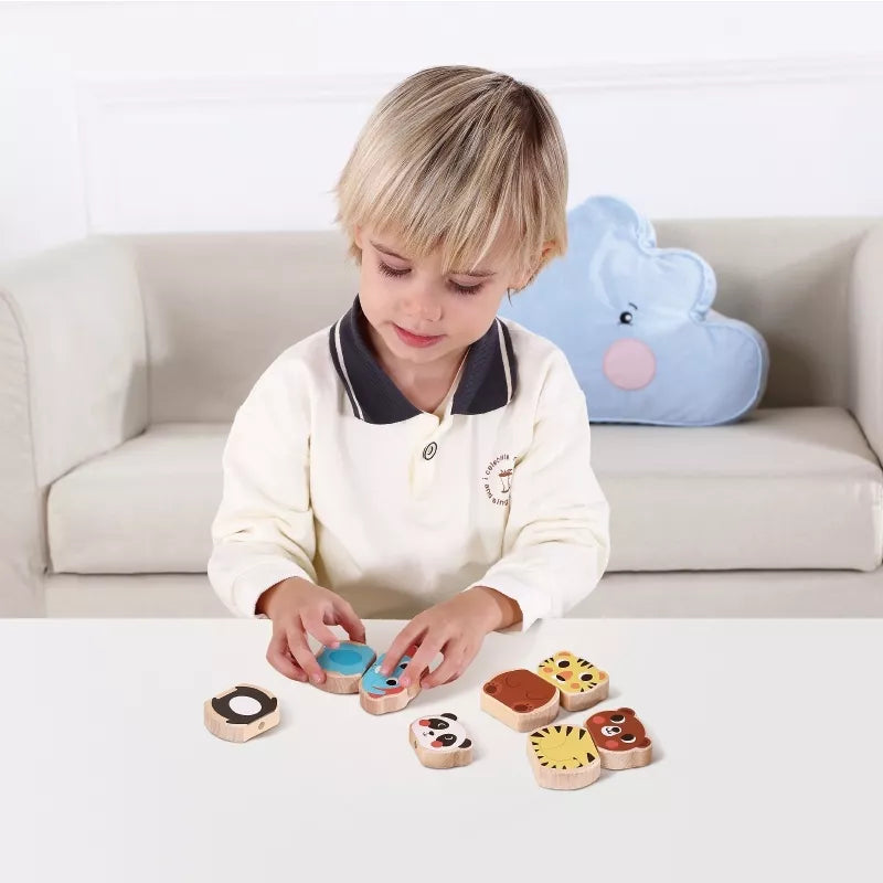 TOOKY TOY Žaislų dėžutė XXL Montessori edukacinė 7in1 sensorinė dėžutė 19-21 mėnesių