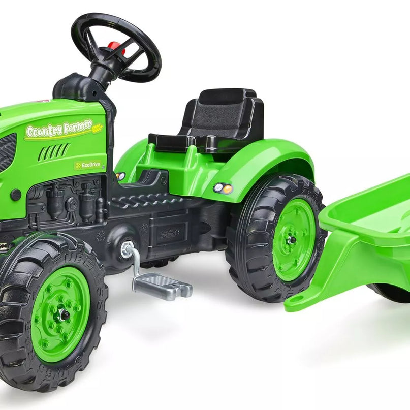 FALK Country Farmer pedalų traktorius su priekaba