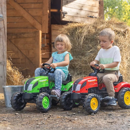 FALK Country Farmer pedalų traktorius su priekaba