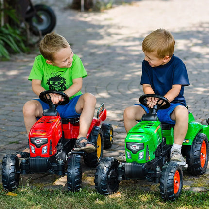 FALK Supercharger Eco Design pedalinis traktorius su priekaba