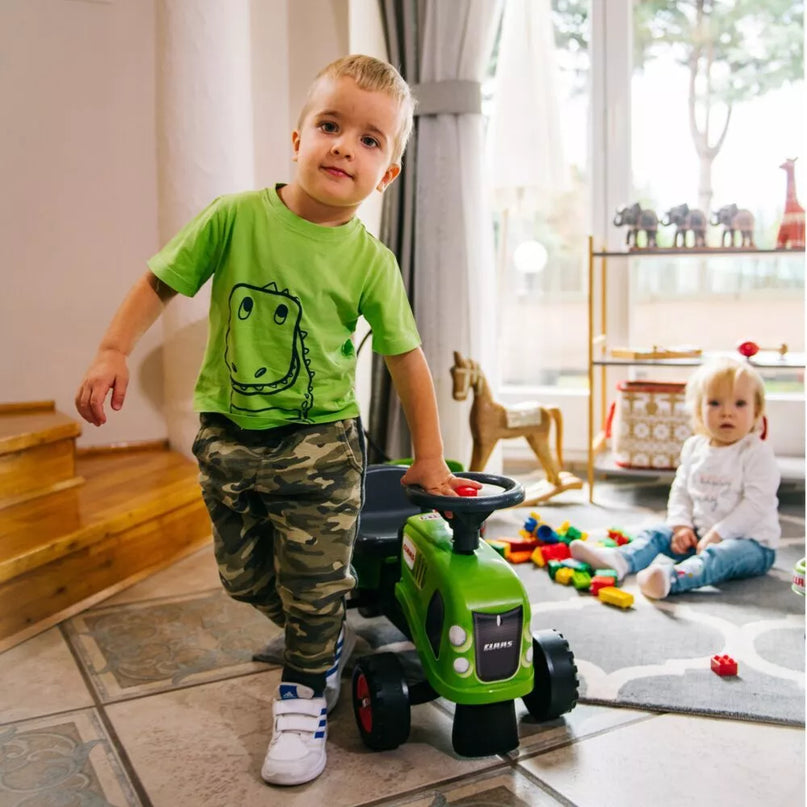 FALK Traktorius su priekaba ir priedais – žalias
