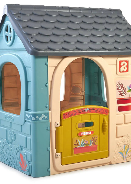 FEBER „Casual Garden House“ – pastelinis sodo žaidimų namelis vaikams, 2+