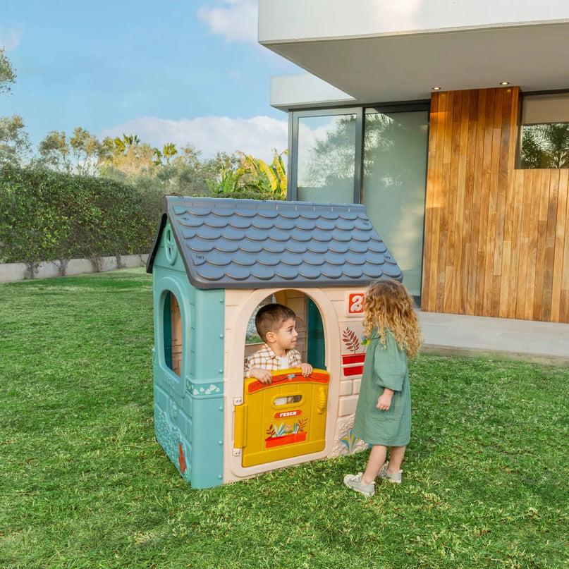 FEBER „Casual Garden House“ – pastelinis sodo žaidimų namelis vaikams, 2+