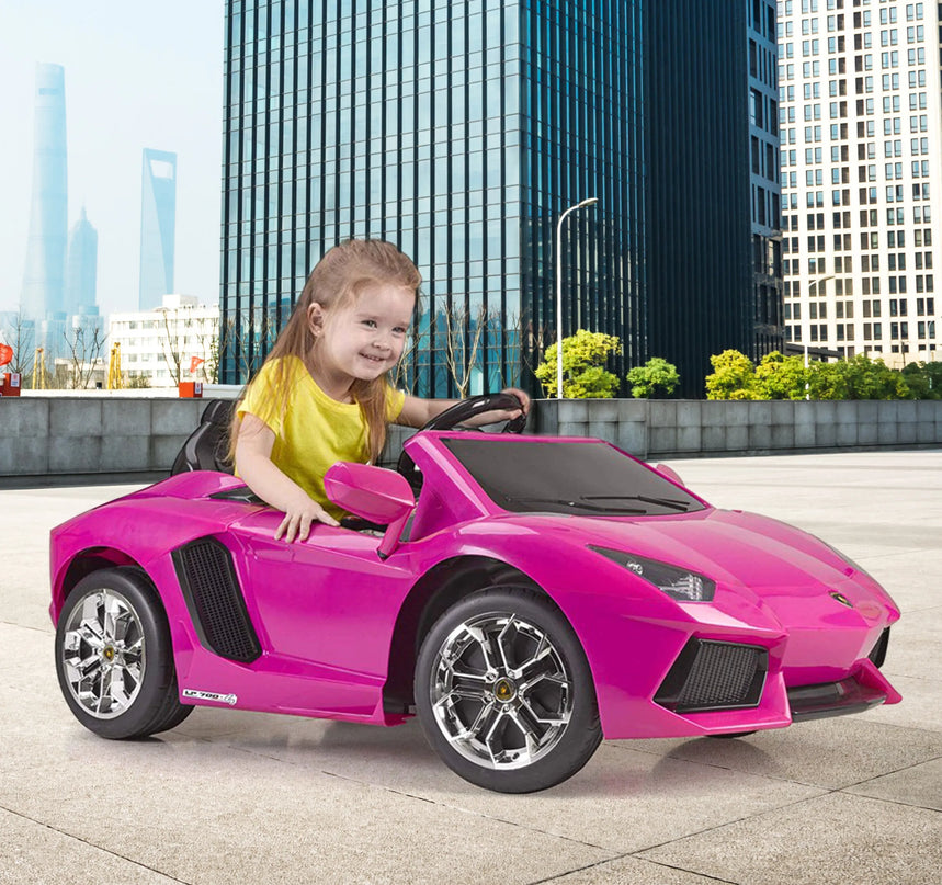 „FEBER Lamborghini Aventador“ rožinis elektrinis automobilis