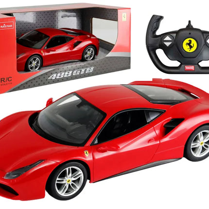 Ferrari 488 GTB Rastar 1:14 raudonas R/C automobilis