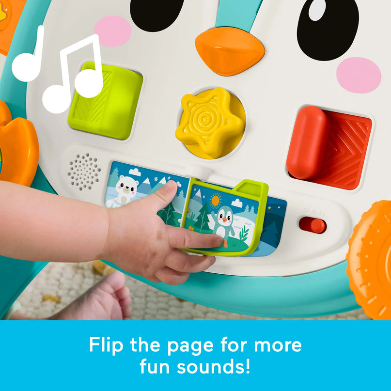 FISHER-PRICE 2 in 1 muzikinė pingvino vaikštynė (JHF74)