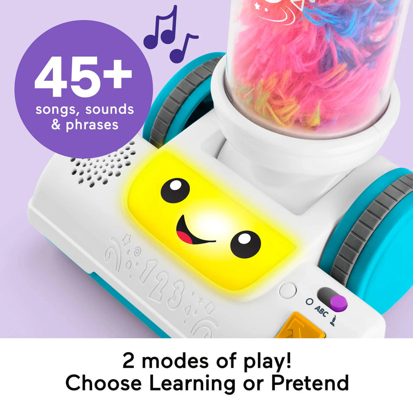FISHER-PRICE LAUGH AND LEARN 2 in 1 žaislinis dulkių siurblys (JMM33)