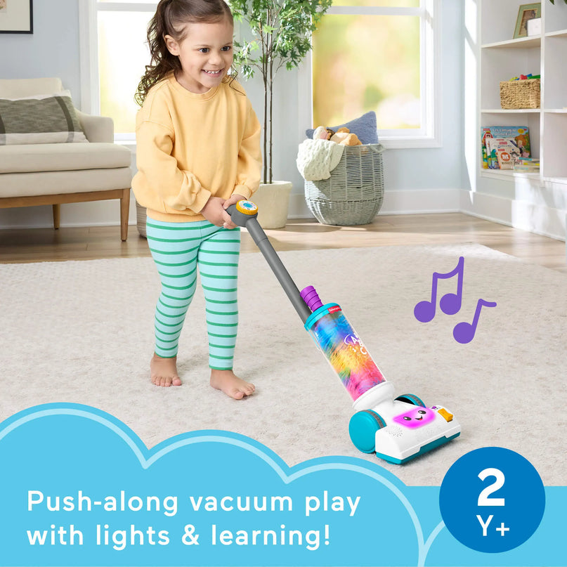 FISHER-PRICE LAUGH AND LEARN 2 in 1 žaislinis dulkių siurblys (JMM33)