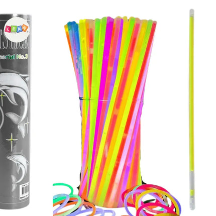 Fluorescencinės juostelės 100 vnt.