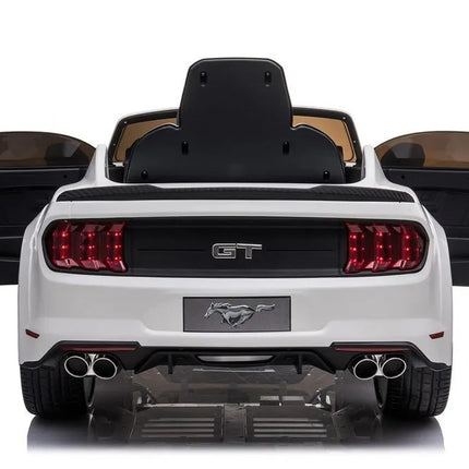 Ford Mustang GT Drift SX2038 – baltas elektromobilis vaikams