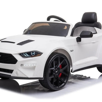 Ford Mustang GT Drift SX2038 – baltas elektromobilis vaikams