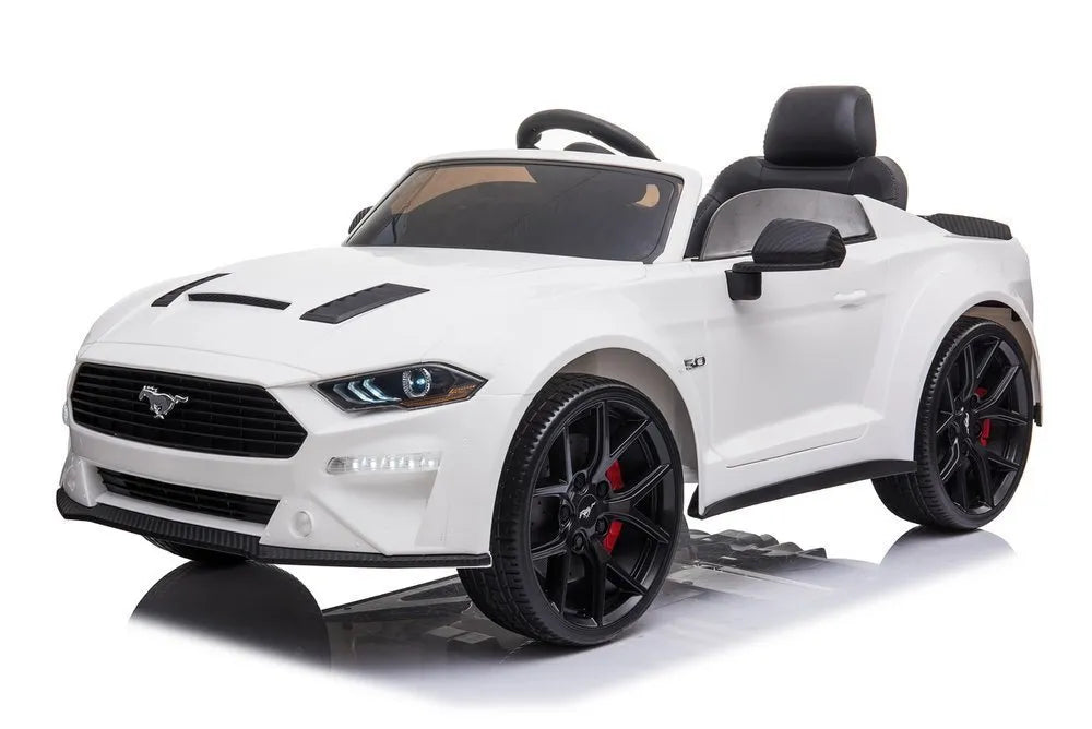 Ford Mustang GT Drift SX2038 – baltas elektromobilis vaikams