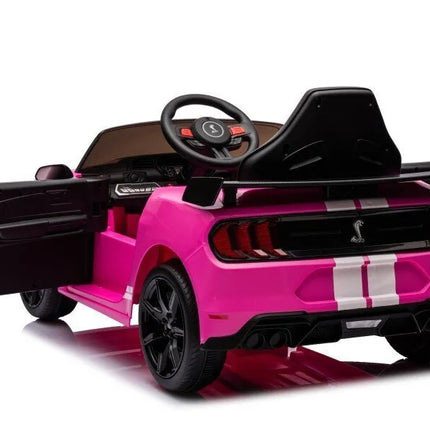 Ford Mustang GT500 Shelby – rožinis, 12V, 2×35W