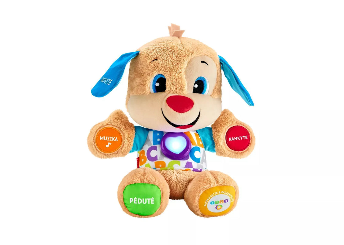 FISHER-PRICE išmaniųjų lygių šuniukas LT (lietuviškai įgarsintas) (FPP16)