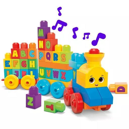 MEGA BLOKS muzikinis abėcėles traukinys (50 det.) (FWK22)