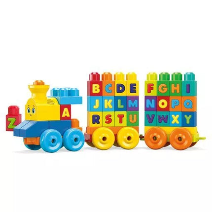 MEGA BLOKS muzikinis abėcėles traukinys (50 det.) (FWK22)