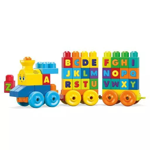 MEGA BLOKS muzikinis abėcėles traukinys (50 det.) (FWK22)