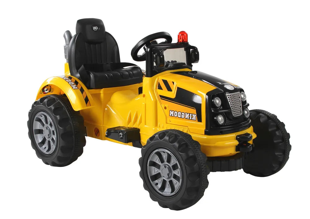 Geltonas elektrinis automobilis JS328D vaikams