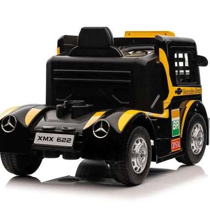 Geltonas Mercedes XMX622 elektromobilis vaikams