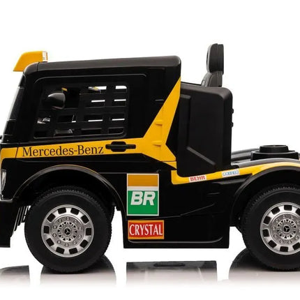 Geltonas Mercedes XMX622 elektromobilis vaikams