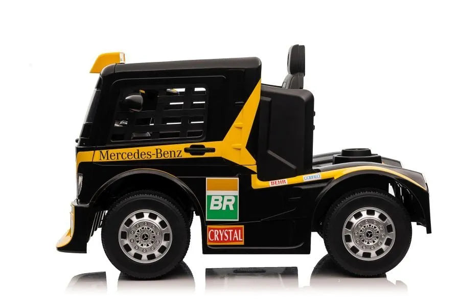 Geltonas Mercedes XMX622 elektromobilis vaikams