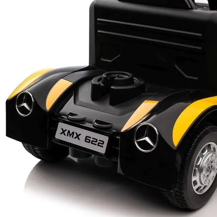 Geltonas Mercedes XMX622 elektromobilis vaikams
