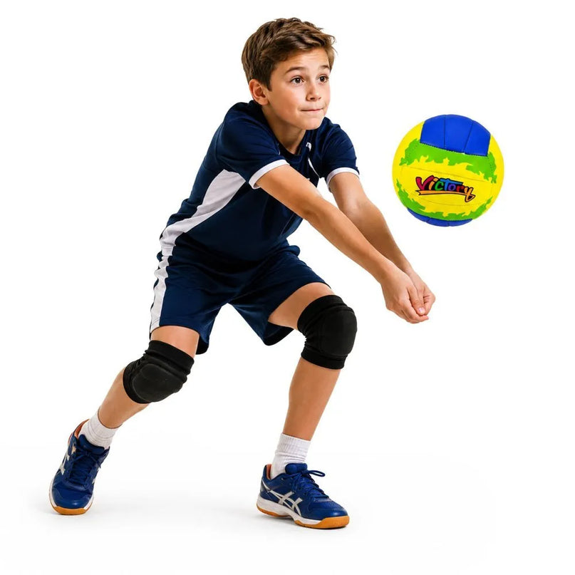 Geltonas treniruočių tinklinio kamuolys – dydis 5, 22 cm