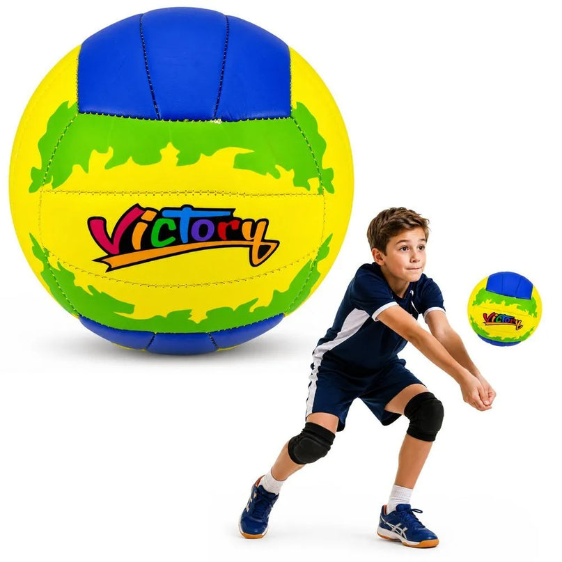 Geltonas treniruočių tinklinio kamuolys – dydis 5, 22 cm