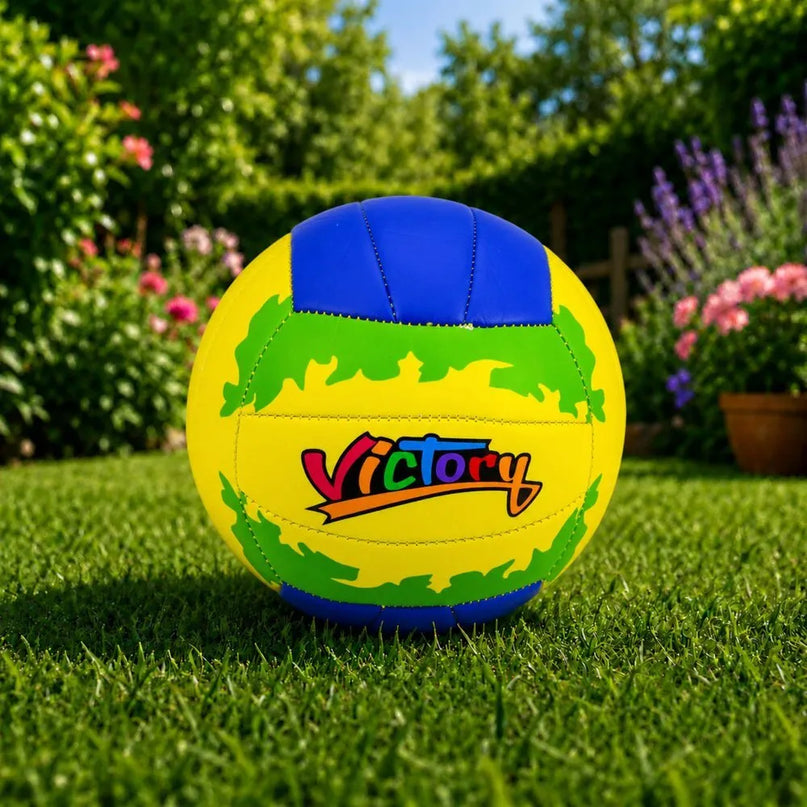 Geltonas treniruočių tinklinio kamuolys – dydis 5, 22 cm