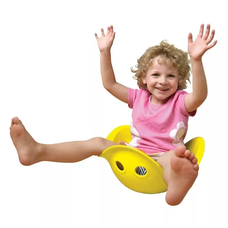 Judėjimo ir vaizduotės žaislas „Bilibo“ (geltonas)