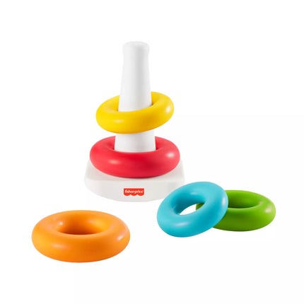 FISHER-PRICE bokštelis eko pakuotėje – Supk ir statyk (GRF09)