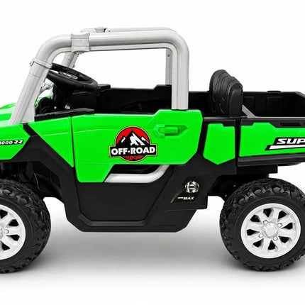GTS2299‑H 24V žalias akumuliatorinis 4×4 elektromobilis vaikams