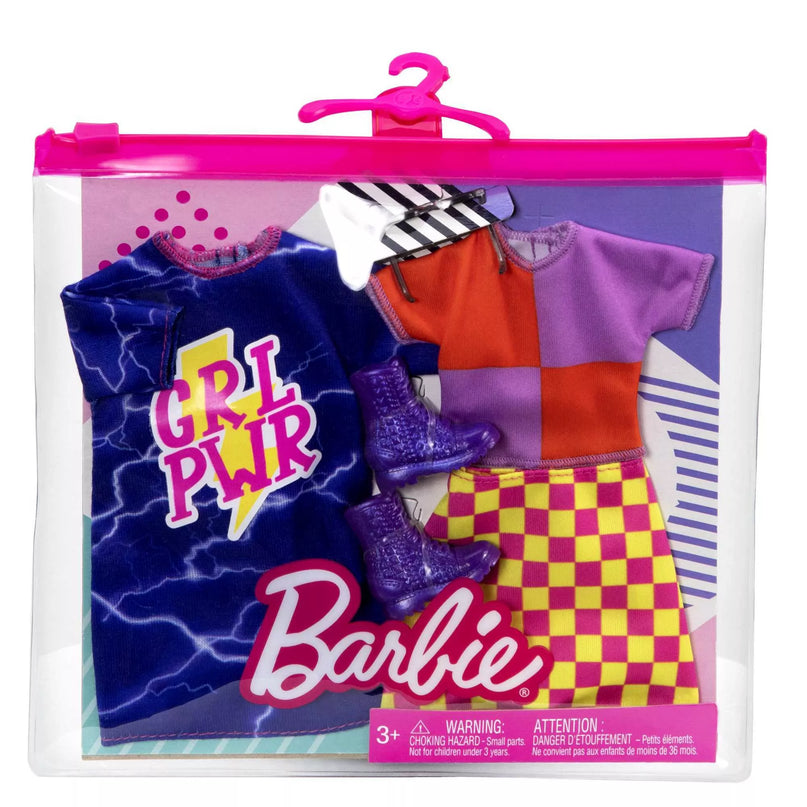 BARBIE dviejų drabužių komplektų rinkinys (GWF04)