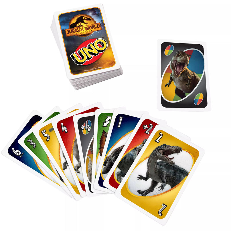 UNO kortos JURRASIC WORLD (GXD72)