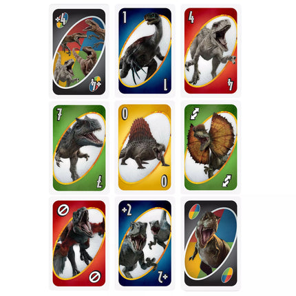 UNO kortos JURRASIC WORLD (GXD72)