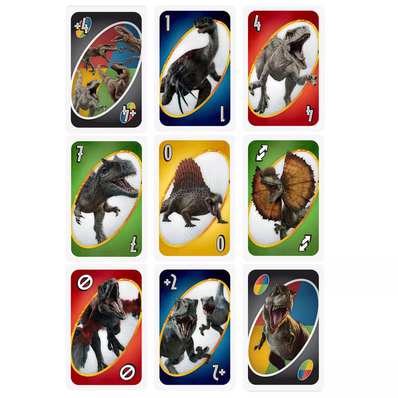 UNO kortos JURRASIC WORLD (GXD72)