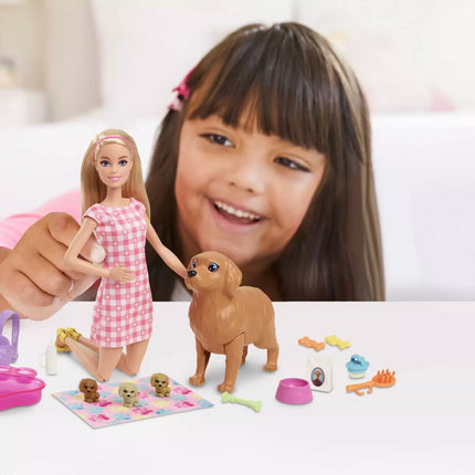 BARBIE šunelių naujagimių rinkinys (HCK75)