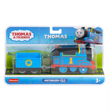 THOMAS AND FRIENDS motorizuotas garvežiukas su vagonu (HFX96)