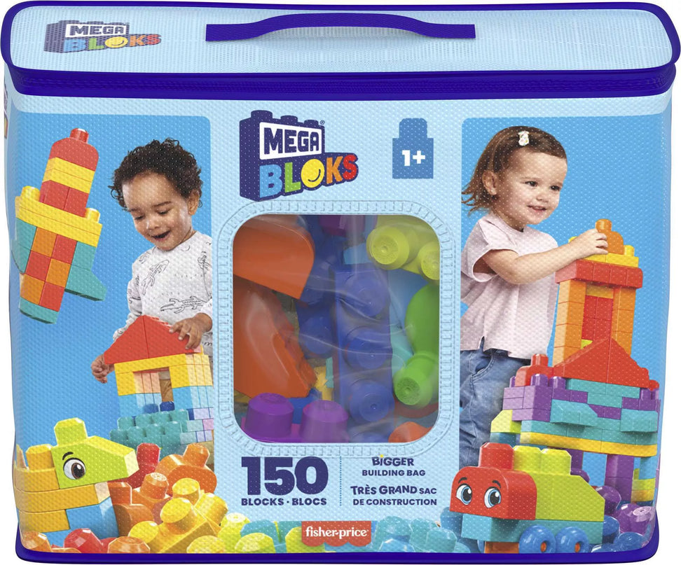 MEGA BLOKS kaladėlių rinkinys (krepšyje 150 det.) (HHM96)