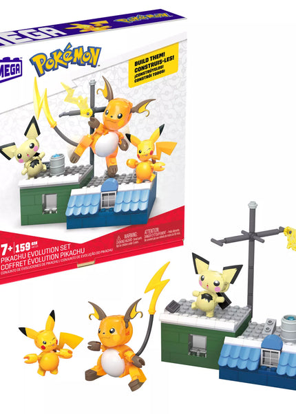 MEGA CONSTRUX POKEMON Pikachu evoliucija (HKT23)