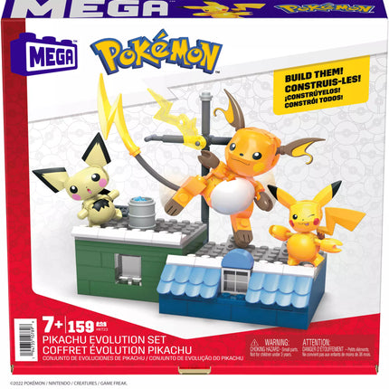 MEGA CONSTRUX POKEMON Pikachu evoliucija (HKT23)