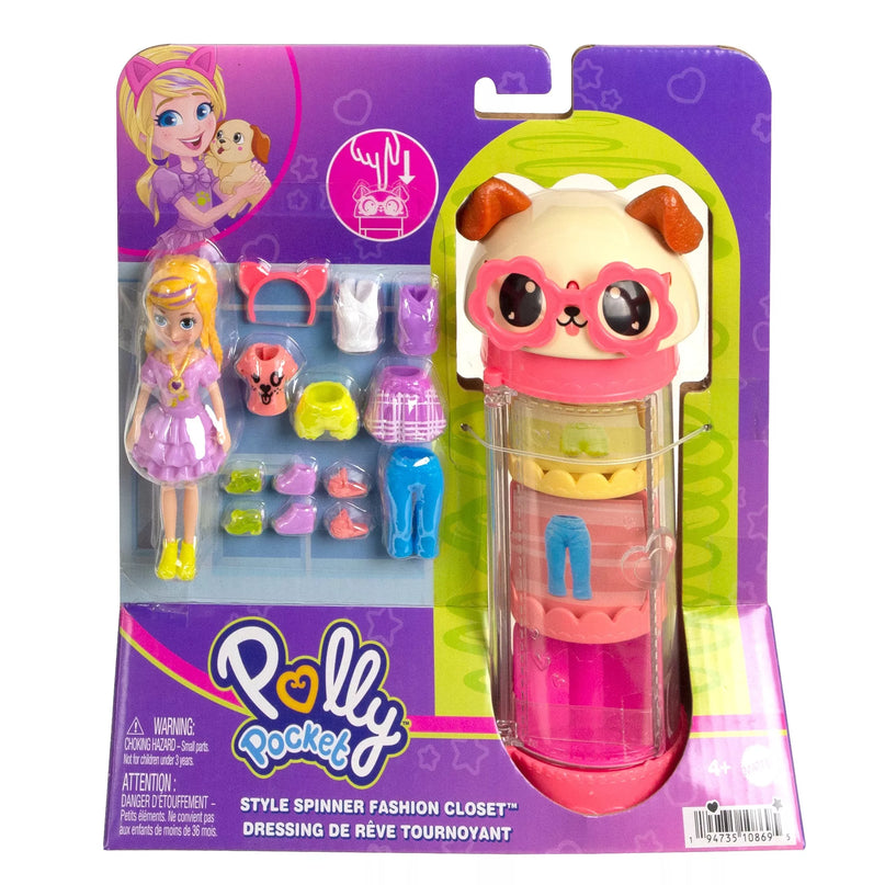 POLLY POCKET mados priedų ir spintos rinkinys (HKW04)
