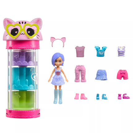 POLLY POCKET mados priedų ir spintos rinkinys (HKW04)