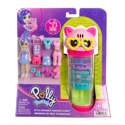 POLLY POCKET mados priedų ir spintos rinkinys (HKW04)