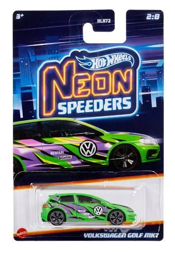 HOT WHEELS neoniniai lenktyniniai automodeliukai (HLH72)